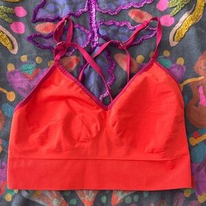 Women's Red Nike Sports Bra